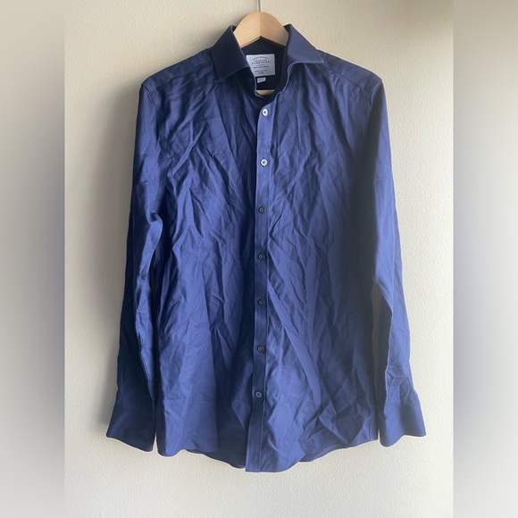 Charles Tyrwhitt Other - Charles Tyrwhitt Men Blue Button Up Shirt Size 15.5